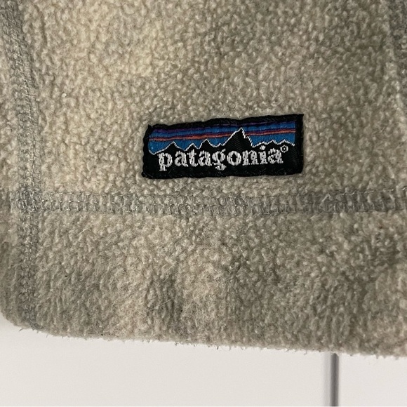 Vintage Patagonia Synchilla Made in USA Full Zip Fleece Jacket Granola Oat L - Picture 9 of 12